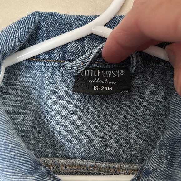 Little Bipsy toddler denim jacket - Picture 4 of 6